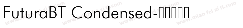 FuturaBT Condensed字体转换